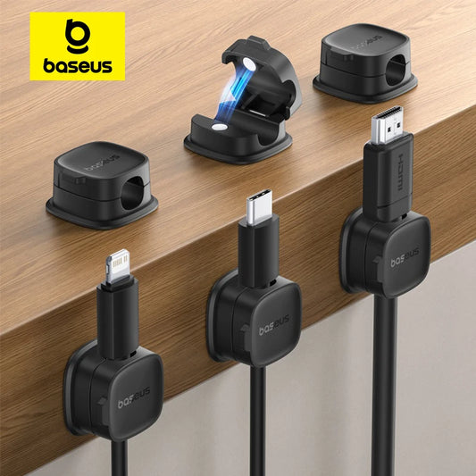 Organizador de Cables Magnético - Escritorio Ordenado