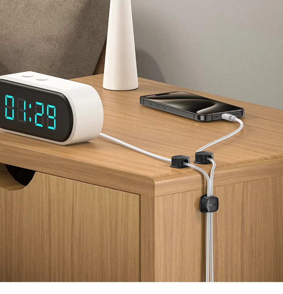 Organizador de Cables Magnético - Escritorio Ordenado