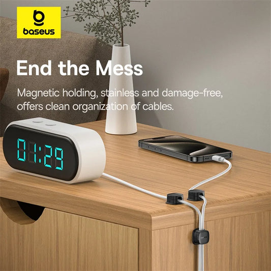 Organizador de Cables Magnético - Escritorio Ordenado